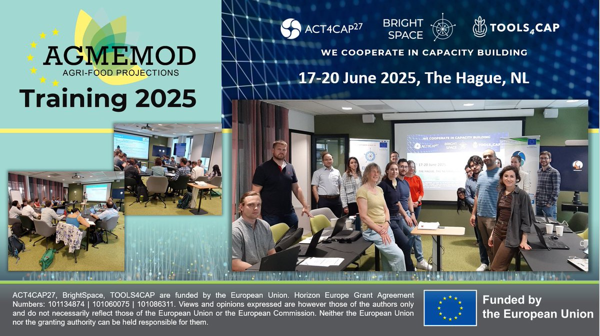 ACT4CAP27 HE Project @act4cap27.bsky.social (@act4cap27) on Twitter photo Recap of the #AGMEMOD Model & Scenario-Building Workshop
4โฃ days of hands-on training in EU #AgPolicy modelling, backed by #HorizonEU <a href="/ACT4CAP27/">ACT4CAP27 HE Project โ also on bsky @act4cap27.eu</a> , <a href="/BrightSpaceEU/">BrightSpace HE project brightspace-project.eu@bsky</a> & <a href="/TOOLS4CAP/">Tools4CAP</a> .
๐tinyurl.com/55ne256e
#EUAgri #CAP Recap of the #AGMEMOD Model & Scenario-Building Workshop
4โฃ days of hands-on training in EU #AgPolicy modelling, backed by #HorizonEU <a href="/ACT4CAP27/">ACT4CAP27 HE Project โ also on bsky @act4cap27.eu</a> , <a href="/BrightSpaceEU/">BrightSpace HE project brightspace-project.eu@bsky</a> & <a href="/TOOLS4CAP/">Tools4CAP</a> .
๐tinyurl.com/55ne256e
#EUAgri #CAP