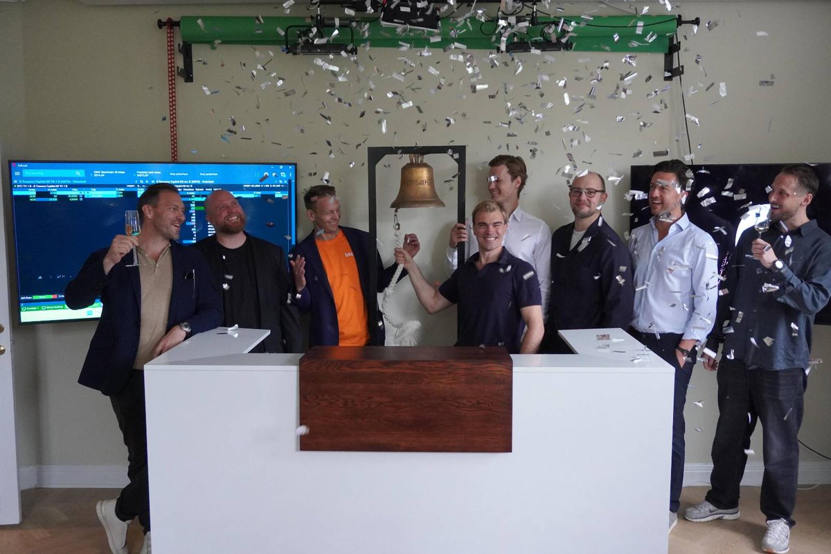 BitcoinTCAB's tweet image. Successful listing of BTC AB on Spotlight Stock Market today! Thank you to everyone who attended and to all our new shareholders.
