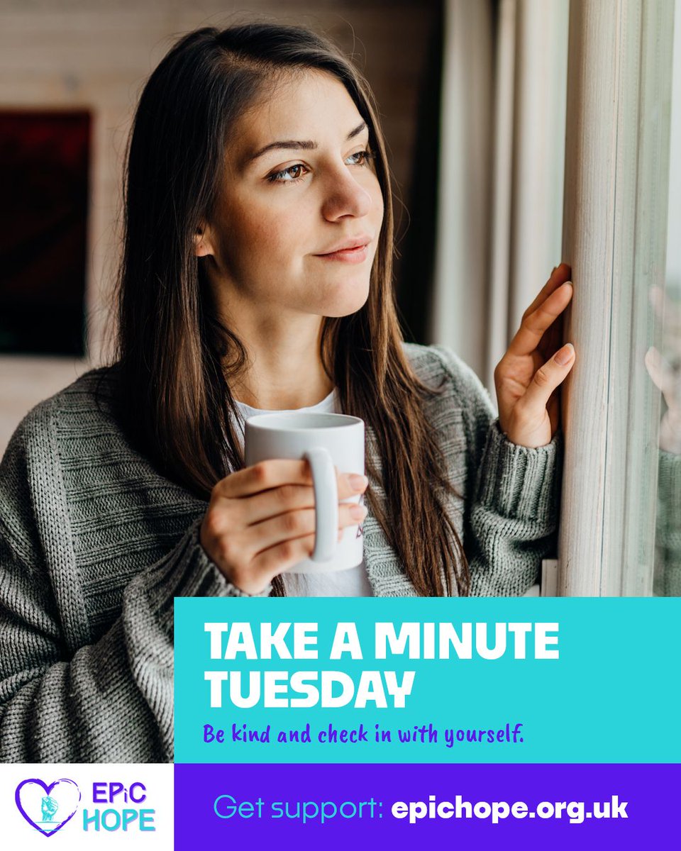 🕒 Take a Minute Tuesday 

Pause. Breathe. Ask yourself: “What do I need right now?” 

Sometimes the kindest thing you can do is just check in with yourself. 

#TakeAMinuteTuesday #MentalHealthMatters #HopeInAction