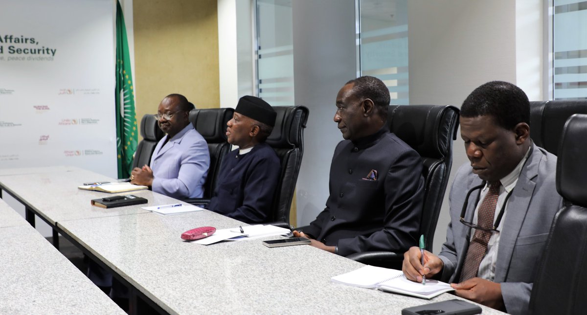 Bankole_Adeoye's tweet image. I held a meeting with Dr Roba D. Sharamo, the Regional Director of @Int_IDEA (Africa and West Asia), to review and enhance impact of joint efforts on #democracy, #elections, #peace, and #mediation