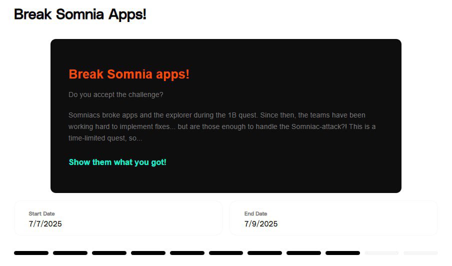 HoangTrungDS's tweet image. HƯỚNG DẪN LÀM QUEST: BREAK SOMNIA APP 🔥🔥🔥

🎁 Giải thưởng: 110 point

Quest này được update từ 1 BILLION QUEST và đã bổ sung thêm 2 dApp mới cho anh em "Cày" transaction trên Somnia. Cùng Somnia Việt Nam lụm ngay thôi nào

1️⃣ Swap 1 lệnh trên QuickSwap:
 • Truy…