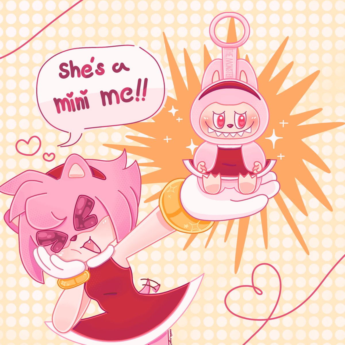 She’d love those little freaks 

#Labubus #amyrose #sonic #sonicfanart