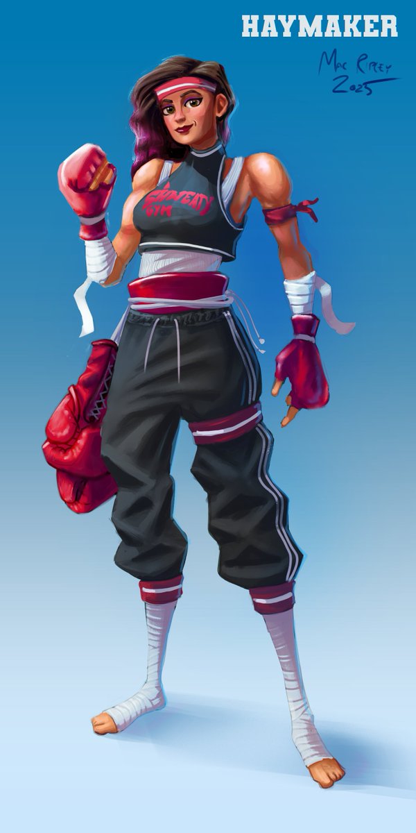 ryebreadmac's tweet photo. #conceptart for @Fortnite #Fortnite behold Haymaker! #Fortniteconcept https://t.co/es6am8wF6b