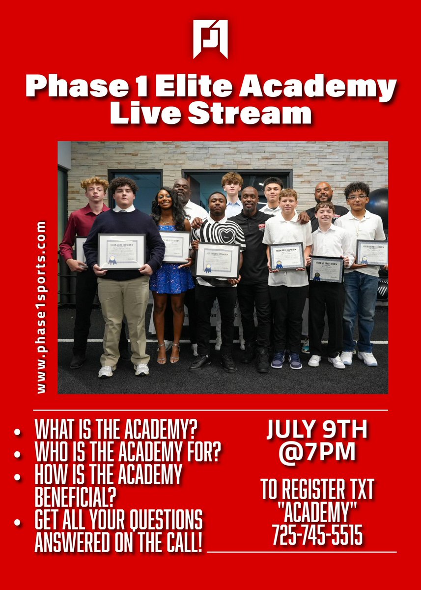 Parents and Athletes Grades 6-8!