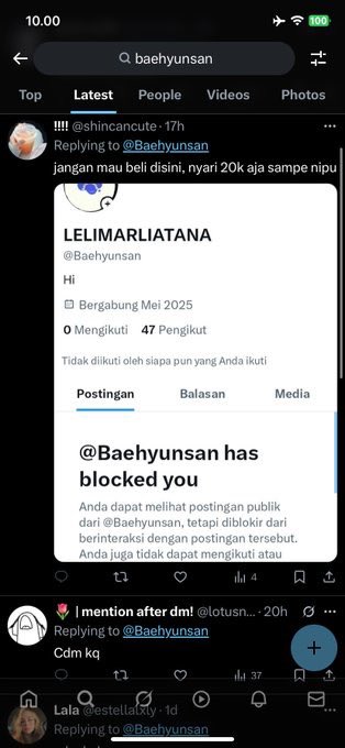 @berlinadak @ajngramdnii HELP RT DAN BLOCK PARA SCAMMER TIKET RANDOM.

@chikakusd 
@jasatinkes 
@gudgerlsz 
@Baehyunsan 

Akunnya suka ganti uname, sebelum beli jgn percaya akun yang jualan semua macam tiket (slot gak abis2) dan cari unamenya terlebih dahulu

WTS WTB TIKET #zonauang #zonaba #zonajajan