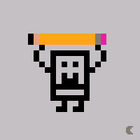 ohekate's tweet photo. I've been drawing this minimalistic #pixelart characters out of fun in stream so here I leave you with #mehoyminoy #spongebob https://t.co/WezkqcRbv0
