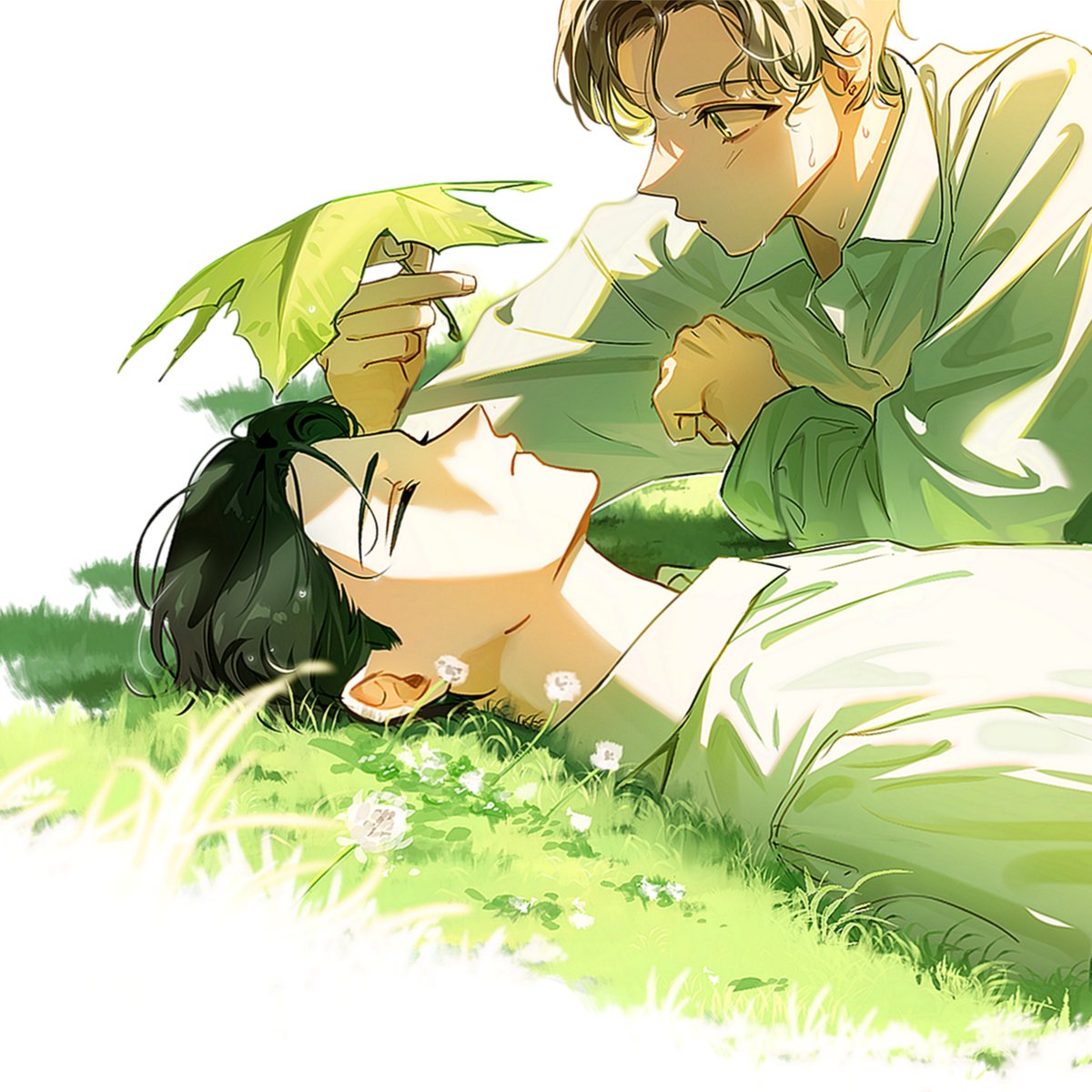 #마차살 
물놀이 후 따끈따끈 광합성