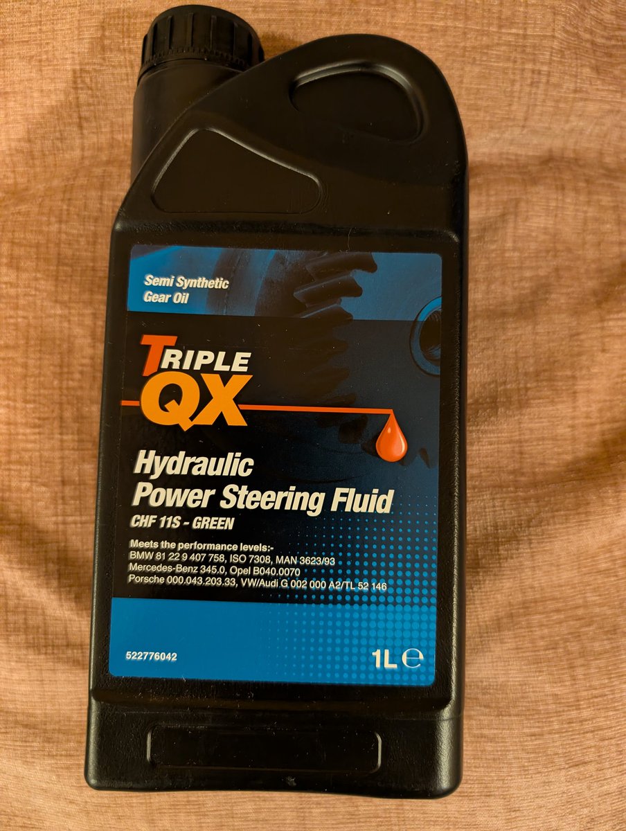Well I didn't realise that power steering needed fluid ! Steering got stiff googled it , looked on YouTube battery out fluid empty , nearly 2 bottles later power steering back , well you learn something new everyday they say 😂 have a good one ❤️❤️