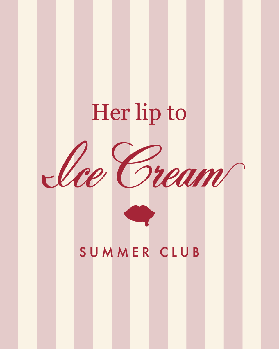 Herlipto_info's tweet photo. Her lip to Ice Cream
-SUMMER CLUB-

アイスクリームショップが
2025年も期間限定でOPEN🍨

📍7月19日(土)〜8月17日(日)
📍六本木ヒルズ ヒルサイド2Fヒルズボックス