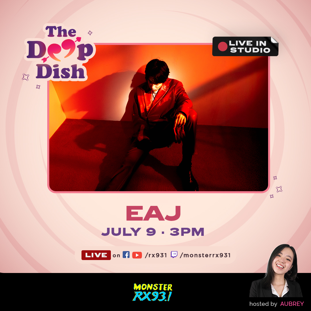 RX931's tweet image. I close my eyes and I see red 🩸
eaJ goes LIVE on #TheDeepDish with his most visceral project with his new EP ‘1’ and its lead genre-bending single ‘RED’ for the breakout video game ‘Arena Breakout: Infinite’ ♥️
Happening on-air and the #RX931 livestream channels. Tune in! 📻