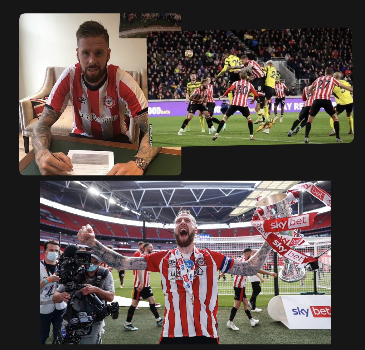 StoreTw8's tweet image. On this day in 2019 Pontus Jansson signed for us with a broken pen…
The rest is history we will never forget… 🐝