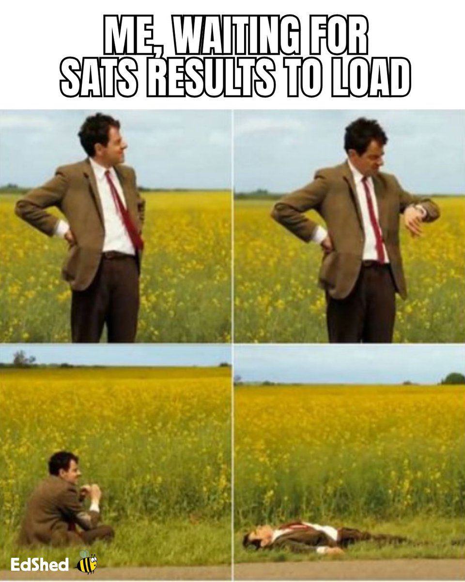 😅😆 

#edshed #ks2sats #satsresults #ks2satsresults