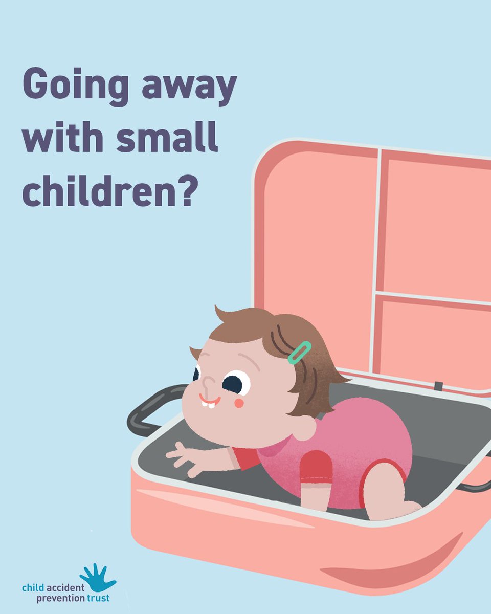 CAPTcharity's tweet image. Going away soon? When travelling with young children it’s always worth taking a quick look for any potential dangers in your accommodation when you arrive.
👉 capt.org.uk/staying-safe-o…
#ChildSafety #BabySafety