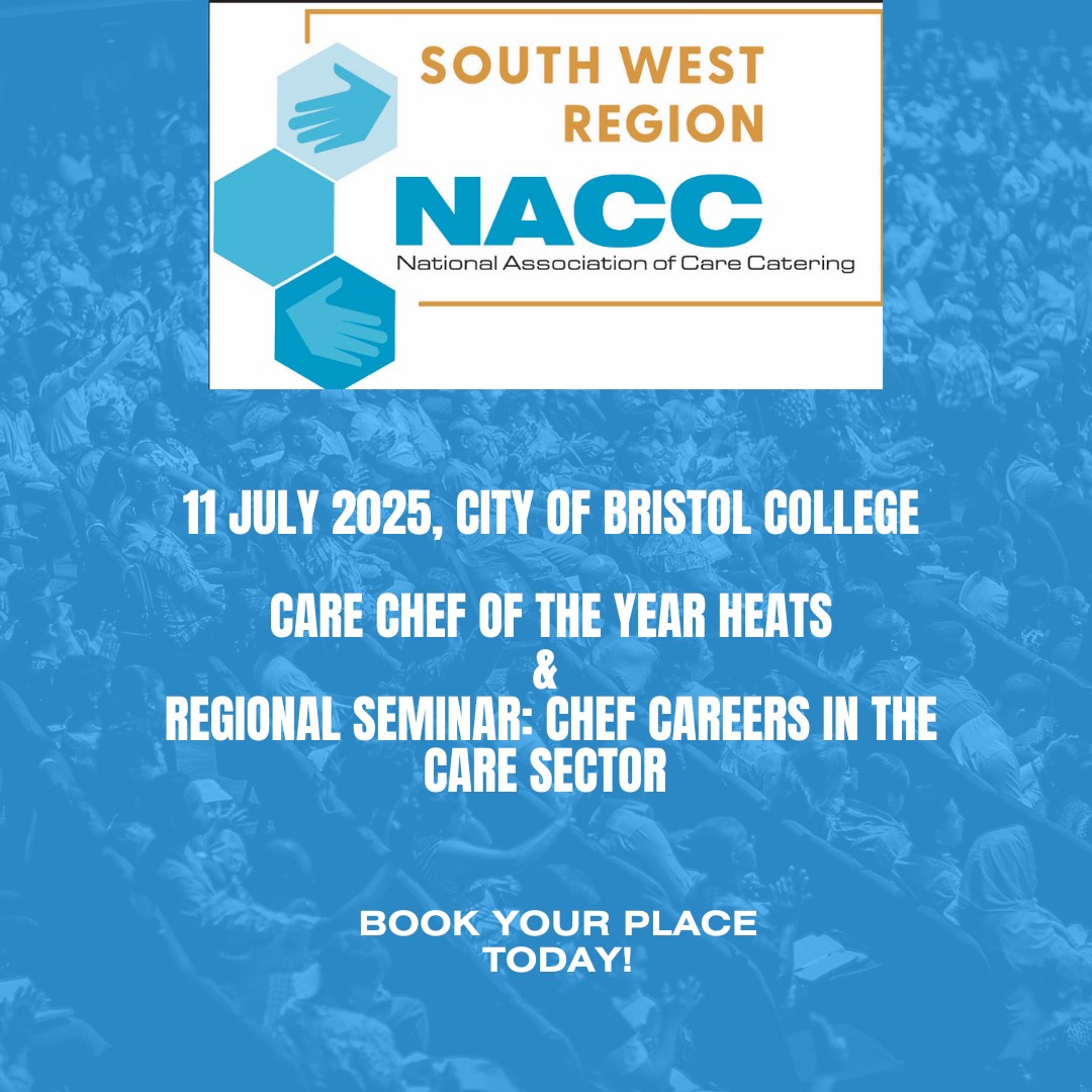 The NACC (@nacccatercare) on Twitter photo π¨βπ³ Join us Friday 11 July at City of Bristol College
π€ Inspiring talks
π¨βπ³ Live Care Chef of the Year regional final
π€ Free lunch & networking
Explore why care is the best sector for chefs.
π Book now: thenacc.co.uk/events/south-wβ¦
#ChefCareers #CareSector #BurntChef #BristolEvents π¨βπ³ Join us Friday 11 July at City of Bristol College
π€ Inspiring talks
π¨βπ³ Live Care Chef of the Year regional final
π€ Free lunch & networking
Explore why care is the best sector for chefs.
π Book now: thenacc.co.uk/events/south-wβ¦
#ChefCareers #CareSector #BurntChef #BristolEvents