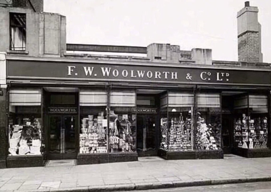 Just to think - a whole generation is growing up never having had the experience of a trip to Woolworths, like this one in Poplar - What are your recollections? - (apart from pinching sweets off the Pick n Mix)… #eastend #retail #woolworths
