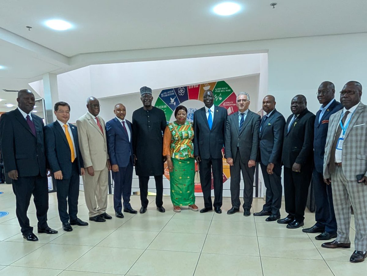 Mohamed M. M. Fall (@mohamedfall) on Twitter photo Honoured to welcome the Ambassadors of East African Countries to the <a href="/UN/">United Nations</a> House to mark the World Kiswahili Lang. Day. #Kiswahili is more than a language. It's a vessel of #African identity & culture. <a href="/UN/">United Nations</a> affirms the importance of Kiswahili in fostering peace, & pan-African unity. Honoured to welcome the Ambassadors of East African Countries to the <a href="/UN/">United Nations</a> House to mark the World Kiswahili Lang. Day. #Kiswahili is more than a language. It's a vessel of #African identity & culture. <a href="/UN/">United Nations</a> affirms the importance of Kiswahili in fostering peace, & pan-African unity.