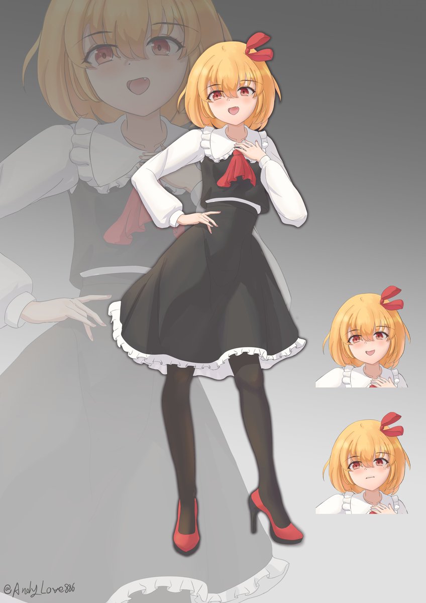 Andylove886's tweet photo. Lumia's self-introduction 

#ルーミア #東方Project #touhou  #VGenCode
 
I want to get on VGen
My VGen link: https://t.co/evVN2yF0iS
My Pixiv: https://t.co/3wfHxSmsmL https://t.co/TgdjbC7Q7O