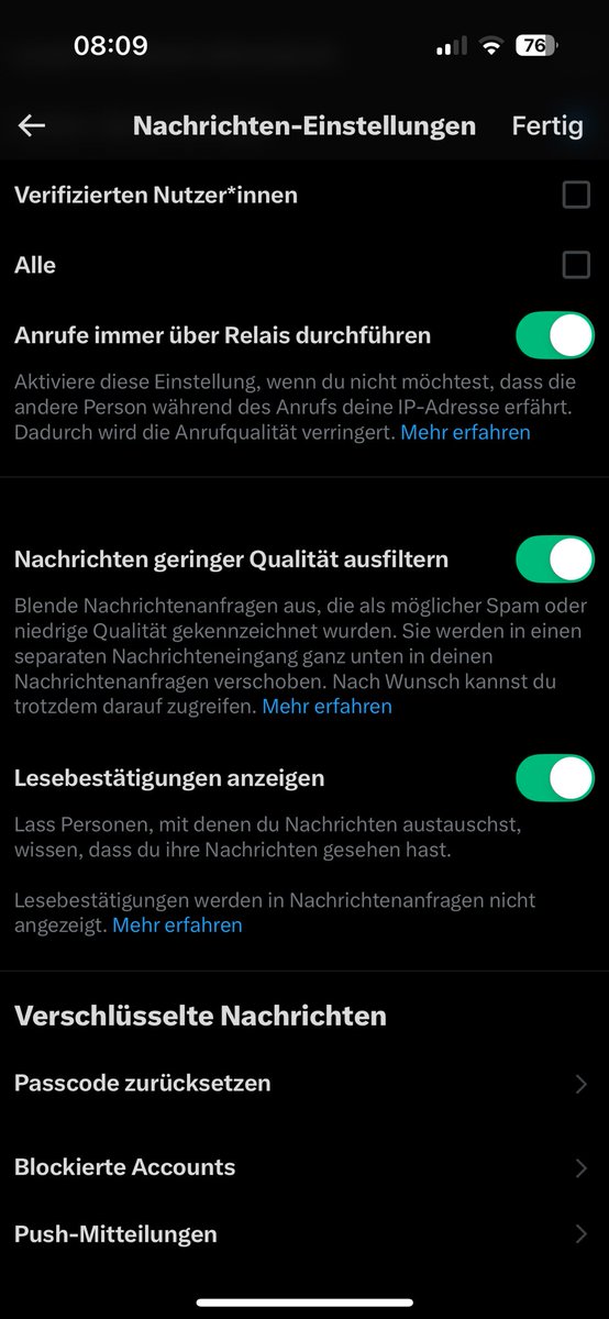 omouamoua's tweet image. Wait you can just activate “filter out messages of low quality” (or whatever it’s called in English) in your DM settings and the torrent of spam will stop???