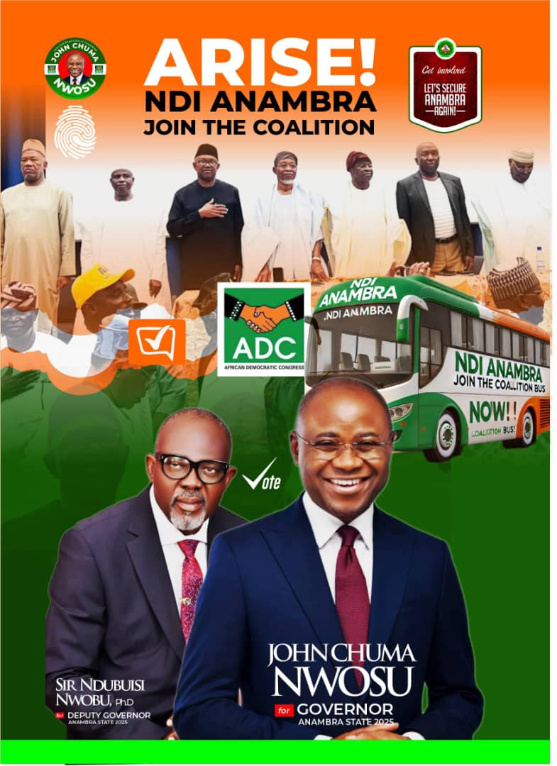 This is the time to make the move;  be a leader, be proactive. Locate your Ward Chairman now and get registered. ADC is the way forward, in Anambra and in Nigeria. #Getinvolved. -JCN