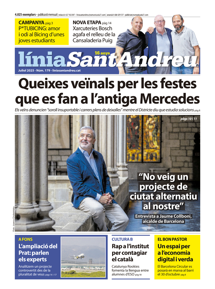 📰 Ja és aquí una nova edició del #LíniaSantAndreu. Llegeix-la fent clic a l'enllaç de continuació:

🔗 liniaxarxa.cat/liniasantandre…