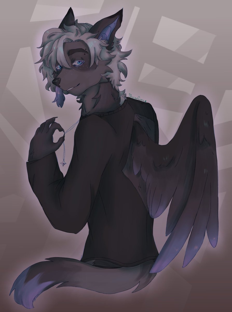 StivianGray's tweet image. First #artfight2025 attack for @_SleepyGrim_  :D
#art #furry #artfight 

artfight.net/~StivianGray