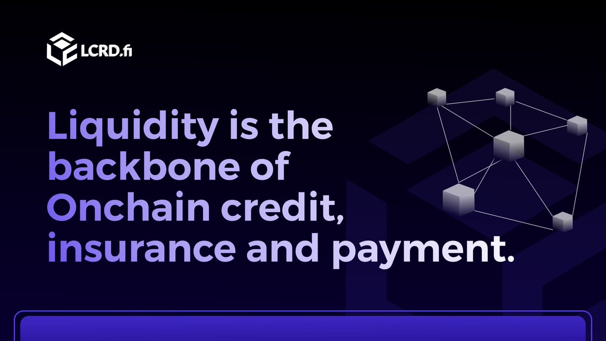 LCRDfi's tweet photo. Liquidity is King 🔥 

@LCRDfi is the Liquidity Layer where Real-World Problems Meet On-Chain Solutions 🚀 

Genesis Pool Launching Soon ⏳ Stay Tuned! 💥 https://t.co/rO03K1bIc3