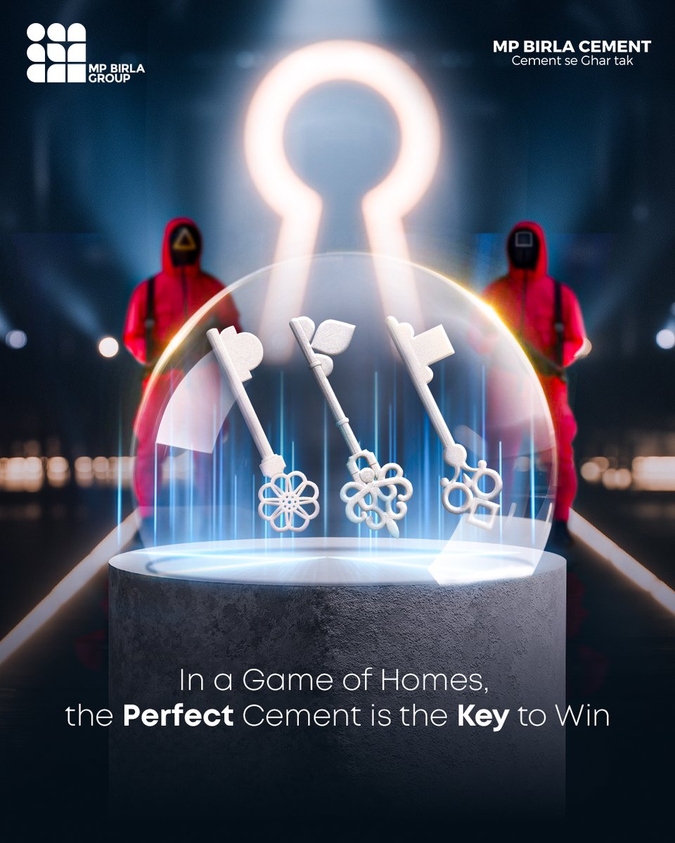 MPBirla_Cement's tweet photo. Why make risky choices when MP Birla Cement Perfect Plus is at your rescue? Unlock strength and durability with the cement that always wins at the game of home-making.
Visit https://t.co/tAyXJSvzTF to explore India's no. 1 quality cement.

#MPBirlaCement #PerfectPlus #SquidGames https://t.co/tckriYYHD3