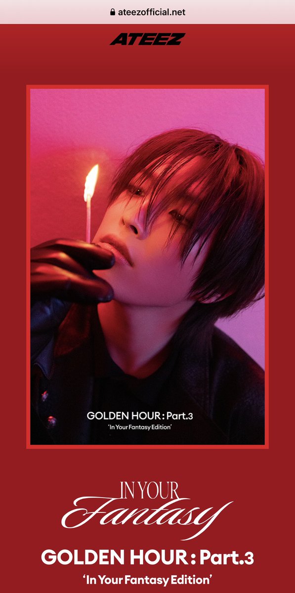 ATEEZ GOLDEN HOUR: Part.3 In Your Fantasy Edition #HONGJOONG #홍중