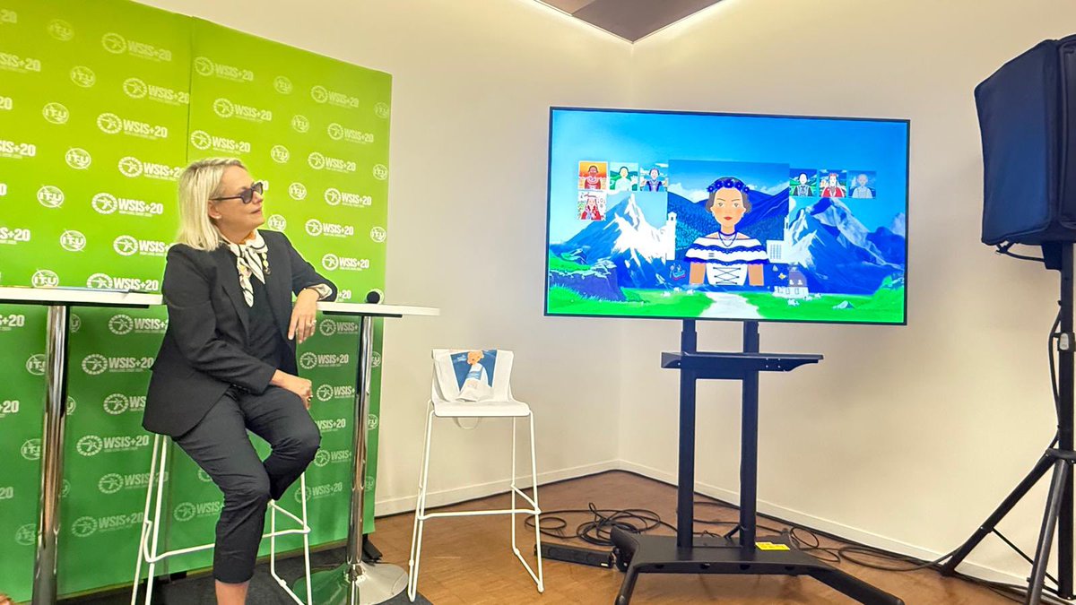 YesseniaLozanoG's tweet image. Thrilled to have El Salvador&apos;s voice in this amazing initiative promoted by @aswe_swiss  
Present and future generations deserve a bright future; the responsible and ethical use of technology can contribute not only to art but also to a better world for all. 🇸🇻 #WSIS2025