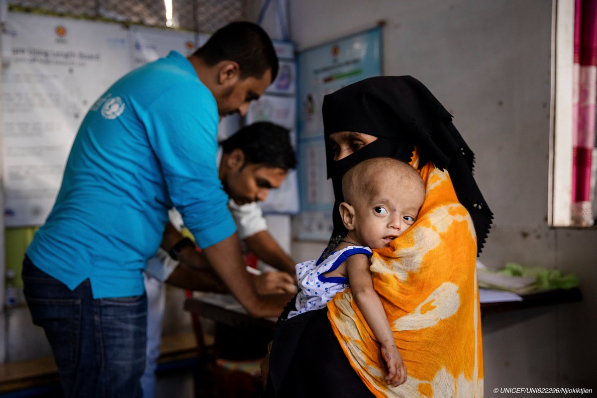 Rohingya refugee children are facing surging levels of severe malnutrition.

<a href="/UNICEF/">UNICEF</a> is providing lifesaving treatment in the camps. But without sustained funding, these critical services are at risk.

Now more than ever, Rohingya children need continued support.