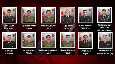 12 Mehmetciğimizin ruhları şad olsun. Cesur yüreklerini  bağrımıza basıyoruz. Ailelerine ve milletimize başsağlığı diliyorum. Bu uğurda tek sözümüz; 
🇹🇷Vatan Sağolsun 🇹🇷
