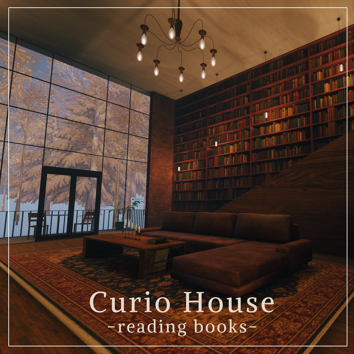 【RTキャンペーン】 
『Curio House -reading books-』
7/10に「読書」がテーマの新作ワールドがBoothにて発売決定！

販売前にプレゼントキャンペーンを実施します。 フォロー&amp;RTで応募完了！ぜひお気軽にご参加ください！ 

✅商品ページ 38231651.booth.pm/items/7149263
✅当選人数
3名
✅応募期間