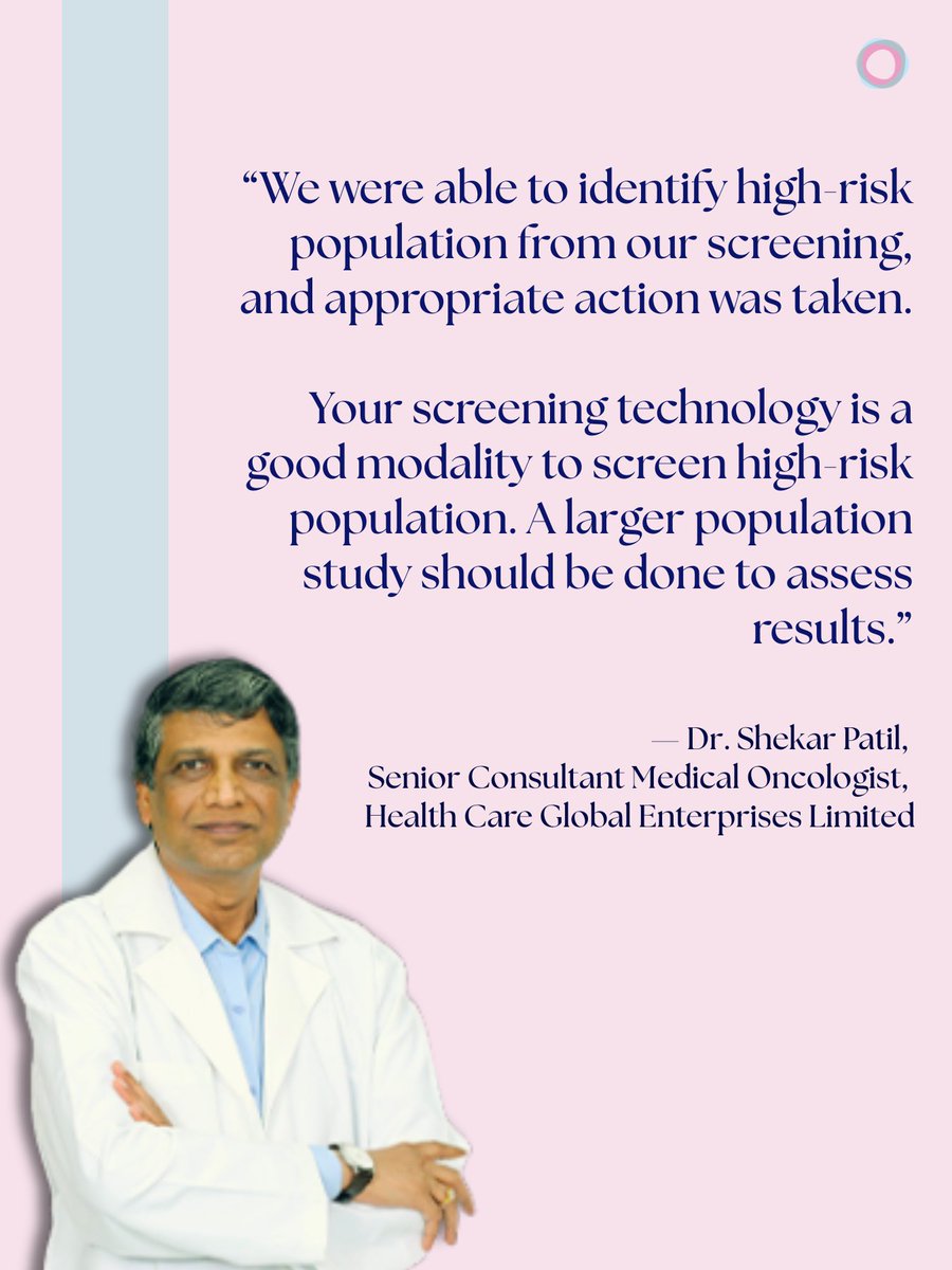 Grateful to Dr. Shekar Patil for his thoughtful feedback on using iBreastExam in high-risk communities.
Every insight helps us refine how early detection can be made more accessible and effective. 🕺🏻🎀

#iBreastExam #WomensHealth #MedTechIndia #PublicHealth #EarlyDetection