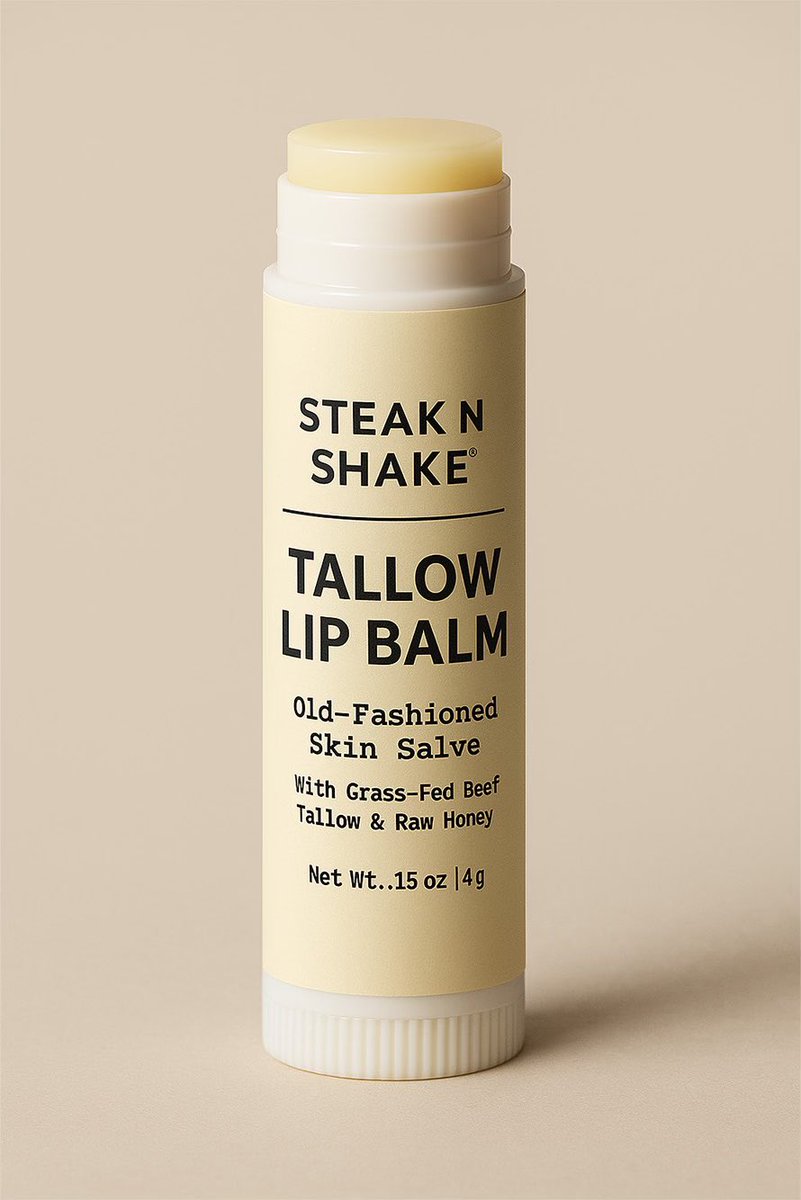 SteaknShake's tweet image. All things beef tallow!
Soon you can protect your lips free of seed oils, fragrance, and chemicals !
We are all in on grass-fed tallow!