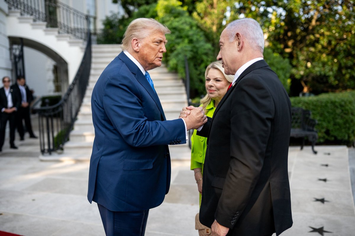 The leaders of the free world 🇺🇲🤝🇮🇱!