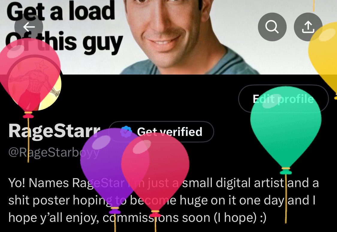 RageStarboyy's tweet image. What funny balloons also… it’s my birthday gang!!!