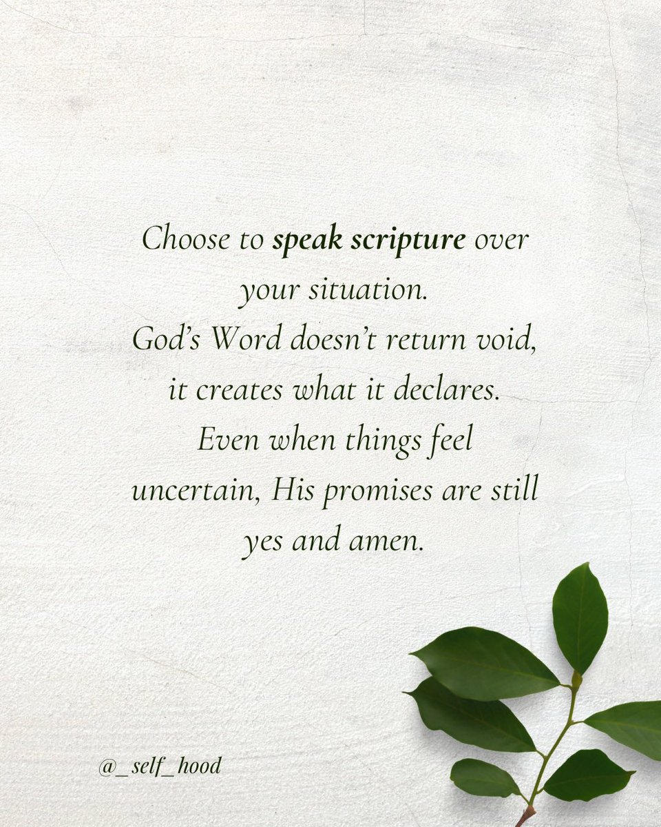 It’s ChooseDay, and today we choose to speak life. Speak scripture over the storm. Speak hope over the unknown.

“The grass withers, the flower fades, but the word of our God will stand forever.”
— Isaiah 40:8 

#tuesday #scripture #fyp #explore #selfhood #Trending #Motivation