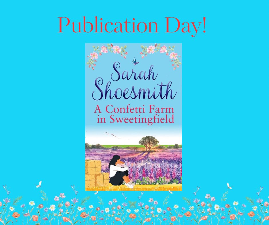 Sarah Shoesmith (@gardeningshoe1) on Twitter photo It’s PUBLICATION DAY for A CONFETTI FARM IN SWEETINGFIELD - a heartwarming story of forgiveness, healing and second chances 🌹
UK: amazon.co.uk/dp/B0FDWVFV7N
USA: amazon.com/dp/B0FDWVFV7N
Wishing you a beautiful Tuesday 🌹
<a href="/RNAtweets/">Romantic Novelists' Association</a> #tuesnews It’s PUBLICATION DAY for A CONFETTI FARM IN SWEETINGFIELD - a heartwarming story of forgiveness, healing and second chances 🌹
UK: amazon.co.uk/dp/B0FDWVFV7N
USA: amazon.com/dp/B0FDWVFV7N
Wishing you a beautiful Tuesday 🌹
<a href="/RNAtweets/">Romantic Novelists' Association</a> #tuesnews