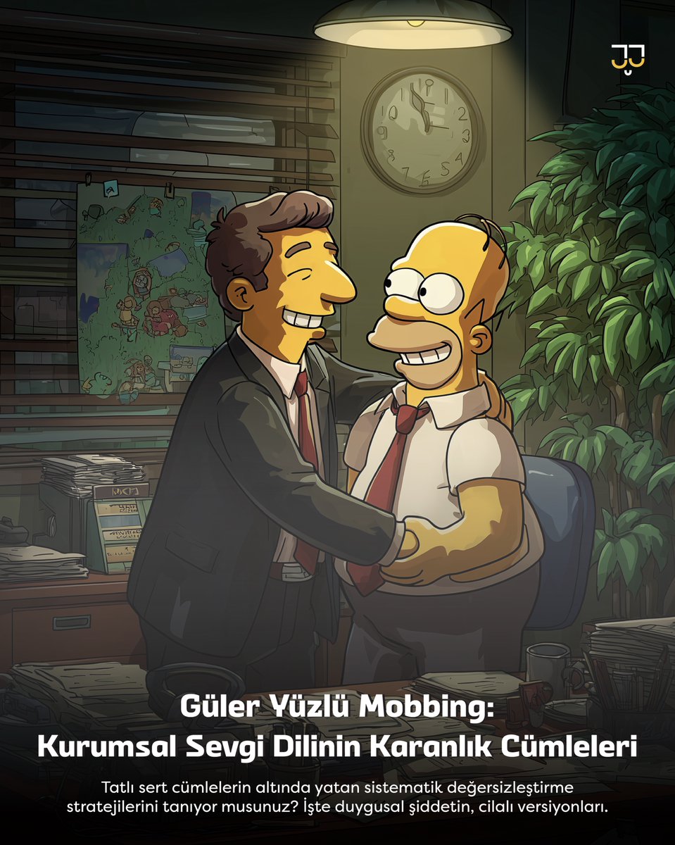 “Biz burada aile gibiyiz” cümlesini duyduğunuzda tüyleriniz diken diken oluyorsa, yalnız değilsiniz.

Bu içerik, kurumsal dünyanın cilalı mobbing cümlelerini teşhir ediyor. Bir göz atın, belki midenizdeki adını koyamadığınız krampların sebebi budur.

bit.ly/4nAcmxO
