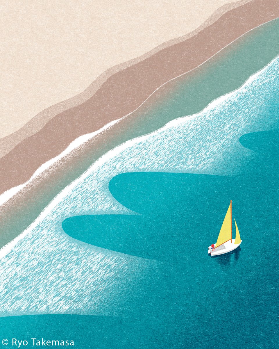 takemasaryo's tweet image. Serene Beach (2019)
Art Print: inprnt.com/gallery/ryotak…