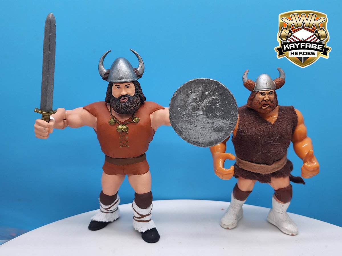 Some comparison shots of the classic Hasbro Berzerker and our KWK prototype (now at the wax mold stage). The last version shown isn’t planned for release for now. Berzerker, Bull Nakano, Ox Baker &amp; Barry Horowitz still up for preorder!