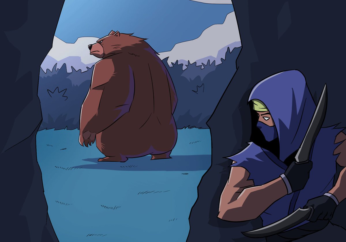 Gm, currently taking contracts on bears. If you see them, tag us and we’ll take care of them for you 🥷.