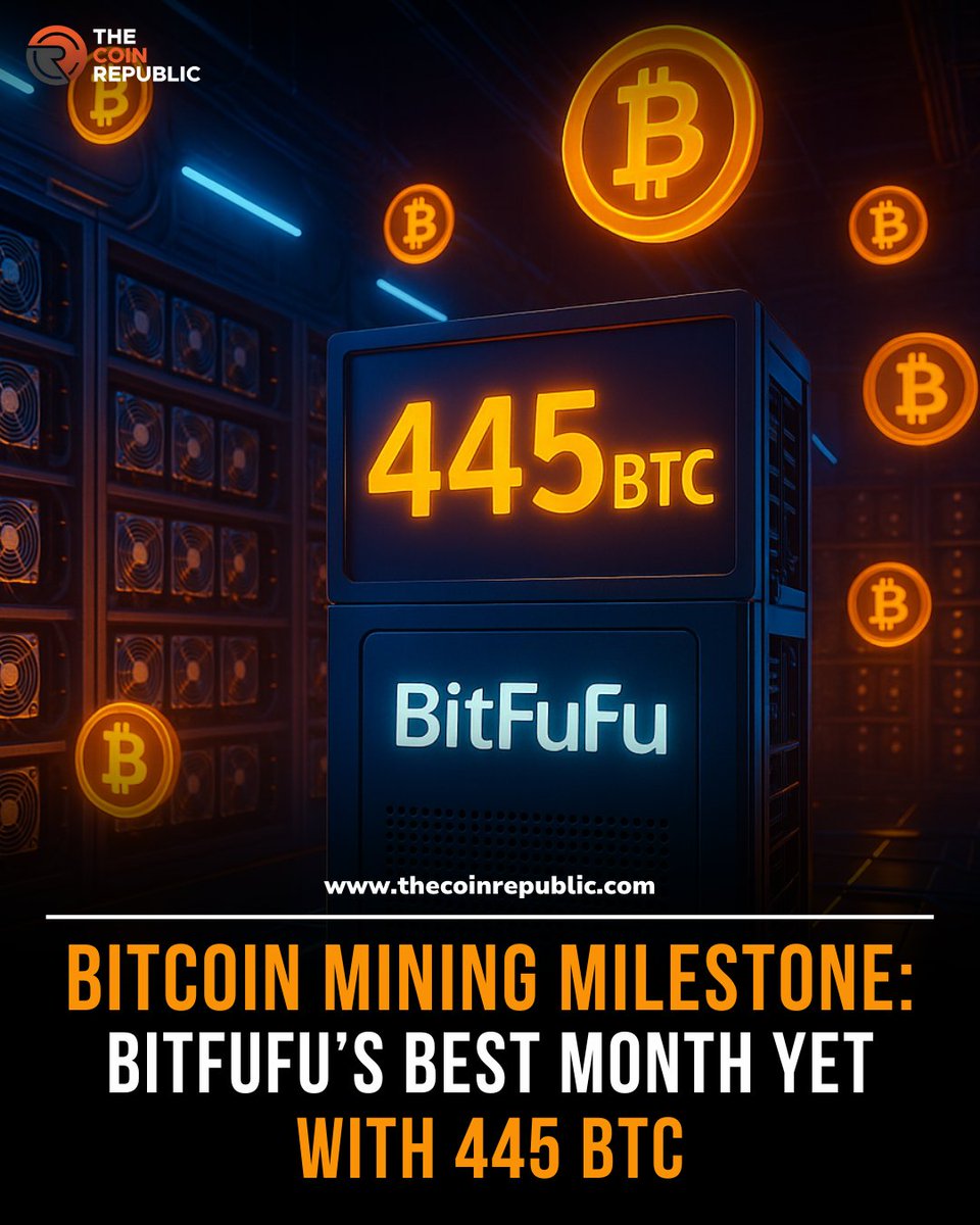 TCR_news_'s tweet photo. 🚀 BitFuFu just had its biggest mining month of 2025!
🔹 445 BTC mined in June (+11.3% MoM)
🔹 387 BTC via cloud mining
🔹 58 BTC from self-mining
🔹 CEO Leo Lu credits mining fleet expansion
Singapore-based and scaling fast.
#Bitcoin #BitFuFu #MiningStats #CryptoNews https://t.co/QlM21dDDVD