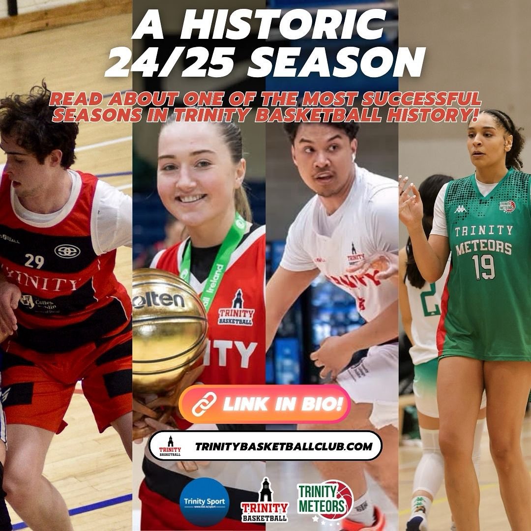 tcdbball's tweet image. The 24/25 season was one for the History 📚
Read about one of the most successful seasons in Trinity Basketball History via the link below or on our website! 🏀🏆
trinitybasketballclub.com/news/f/a-histo…