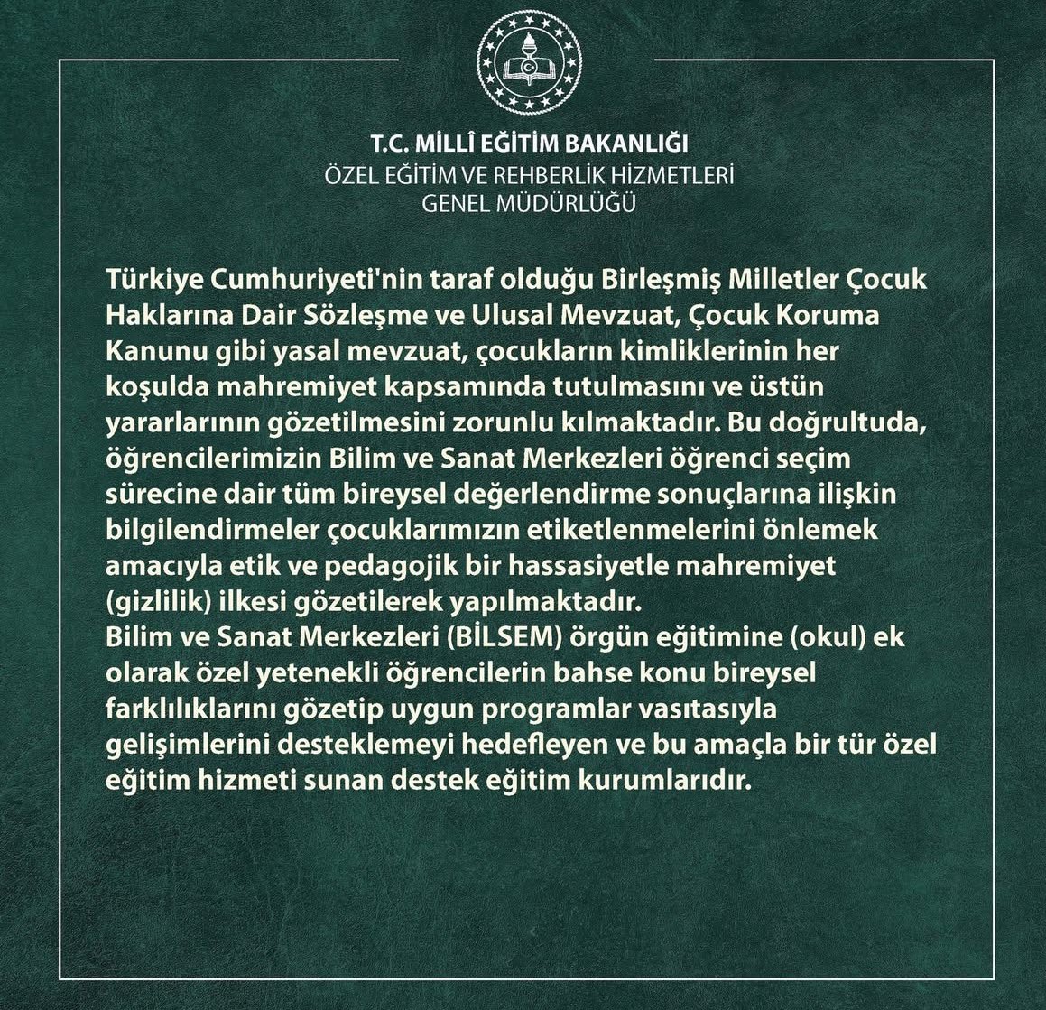 BİLSEM NEDİR?  Ben BİLSEM söylerdim ama güzel bir açıklama ile BİLenler açıklamış.