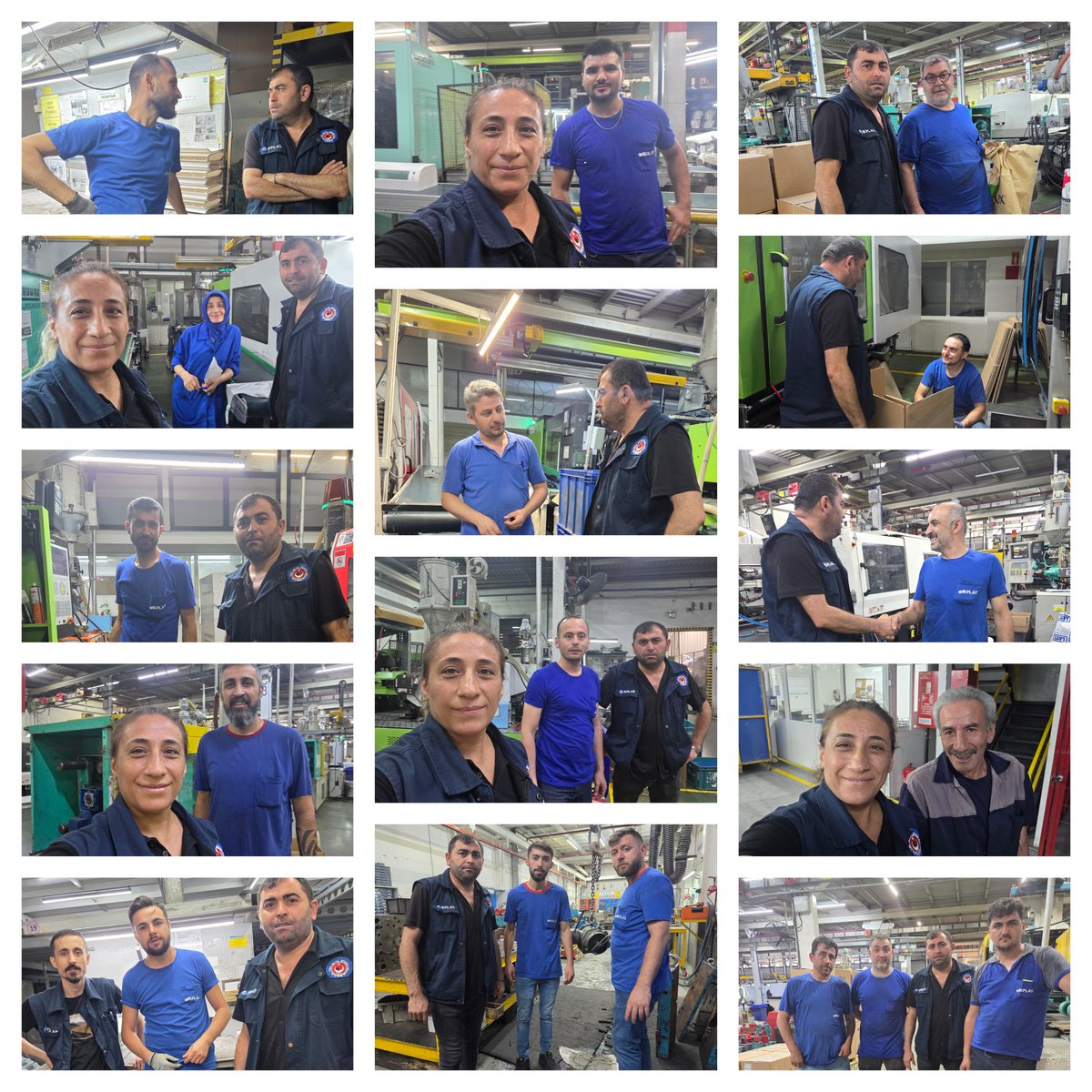 Turk Metal Sendikası Tuzla Subemize Bağlı Gebze Akpşas firmamızda 08/16 gündüz vardiyası üretim içi alanlarında Tezgahları başında Çalışma arkadaşlarımızla bir aradayız 
#İnsan #Emek #Mücadele
#TürkMetalSendikası
#TuzlaŞubesi