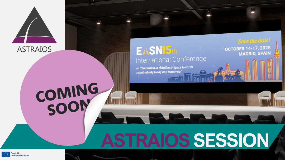 🚀 Future-Proofing Europe’s #SpaceWorkforce! 🌍Join us at #EASN2025 in Madrid (14–17/10) for a special #ASTRAIOS session:
🛰️ Building a Future-Ready Space Workforce in Europe👩‍💼 Chair: Dr. Mari Kolehmainen 🇫🇷
✨ Stay tuned — more 🔜📅 easnconference.eu
#HorizonEU #Hadea