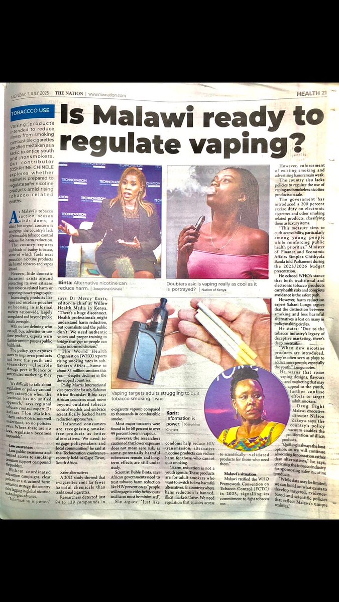 PapaKuipa's tweet photo. We need to embrace safer nicotine products like vapes. @GFNicotine https://t.co/6lVmX2xeAl