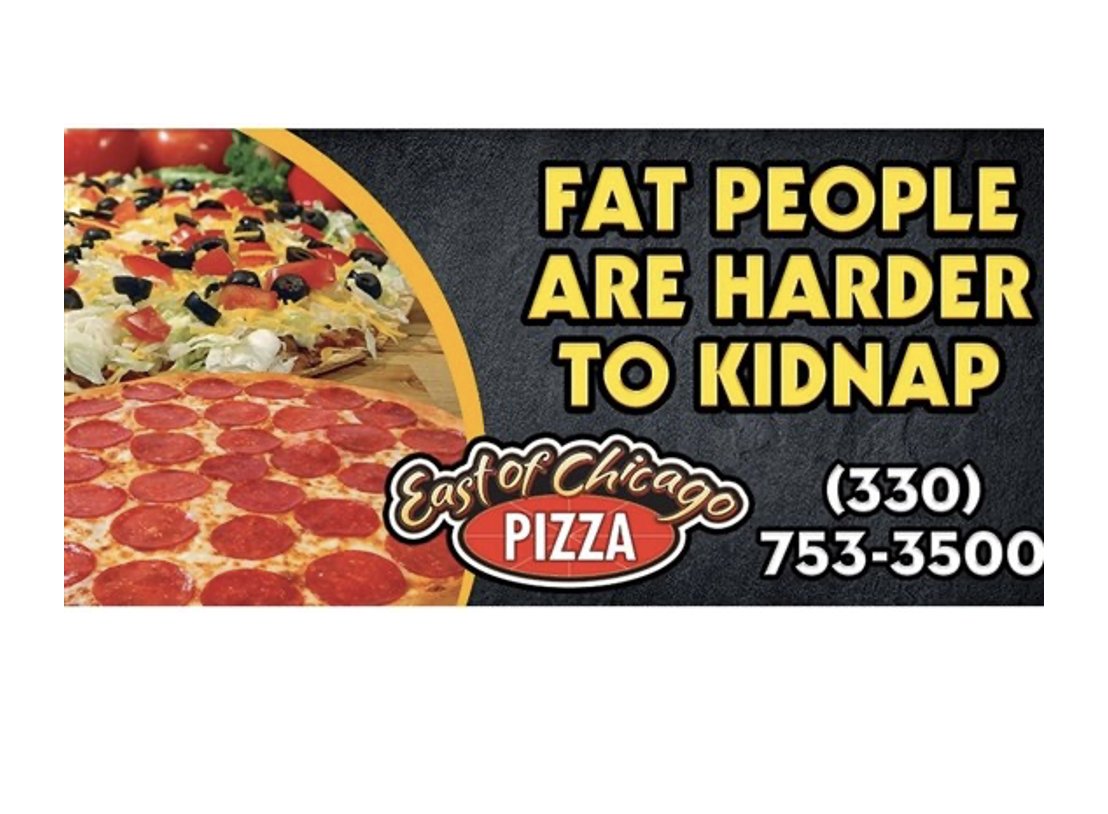StanLeeTweets's tweet image. Using a negative product feature - pizza makes you fat - to sell the product. A crazy idea that just might work.