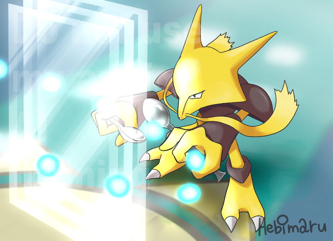 nekonekonikukyu's tweet image. フーディン/Alakazam #ポケモンイラスト #pokemonfanart